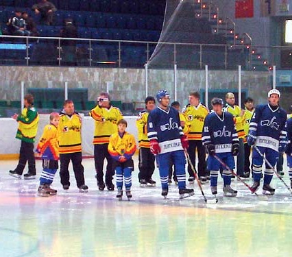 Предоставление ледового поля и одной раздевалки